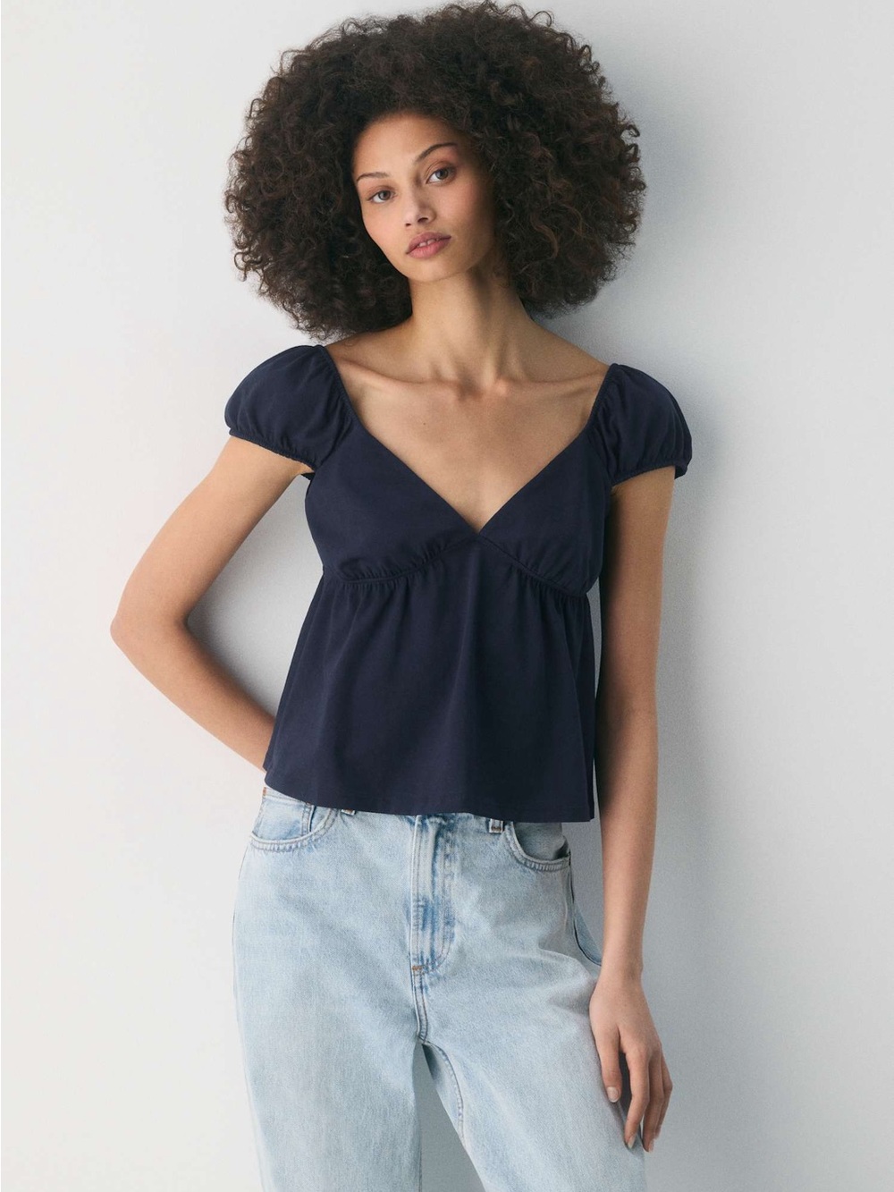 Aritzia Sunday Best CottonWhisk Sweetness Top